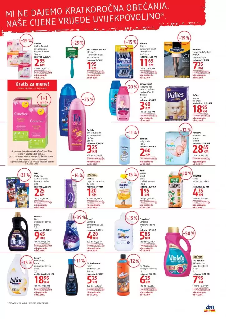 dm dorgerie markt. dm drogerie markt bosna i hercegovina. dm katalog. dm kontakt. dm zaposlenje. dm uslovi zaspolenja. dm posao. dm proizvodi. dm raditi&uciti. dm radno vrijeme nedjelja. dm bih facebook. dm german english. dm katalog 2019. tu me cijene tu kupujem. akcijski katalog dm. dm akcija. dm akcije. dm popust. dm popusti. dm snizeno. dm snizenje. parfemi Sva snizenja na jednom mjestu! akcije, katalozi, popusti! Konzum katalog BiH, Bingo katalog, CM katalog, DM katalog, Amko katalog, FIS katalog, Tempo katalog. "Sve akcije i katalozi u BiH na jednom mjestu". Svi katalozi i sve akcije na jednom mjestu. Katalozi BiH, Akcije BiH, Bingo katalog, Konzum katalog BIH, DM BiH katalog, CM katalog, Amko komerc katalog, JYSK katalog BiH, FIS katalog. Katalog CM BiH cm akcija otoka do 2.2. 2020. CM BiH katalog. Trenutni CM BiH katalog. Katalog akcija CM BiH. Proizvodi na akciji CM BiH