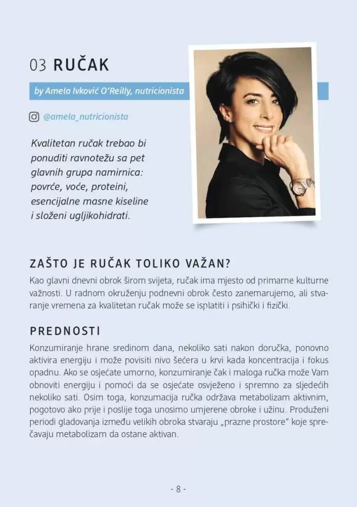 Savjetnik: Osviještena ishrana U dm prodavnicama potražite Savjetnik o osviještenoj ishrani s receptima i savjetima nutricionista.    Ukoliko želite promijeniti svoje svakodnevne prehrambene navike a ne znate odakle početi, u suradnji s nutricionisticama Amelom Ivković O'Reilly, Marizelom Šabanović i Ševalom Hodžić pripremili smo za vas prijedlog recepata kao i savjete šta su najbolje navike kada je osviještena i balansirana ishrana u pitanju. Savjetnik možete pronaći u dm prodavnicama kao i na linku ispod.   Želimo vam sretan početak novih navika i ustrajnost u njima! Jer: PROMJENA POČINJE U TEBI. 