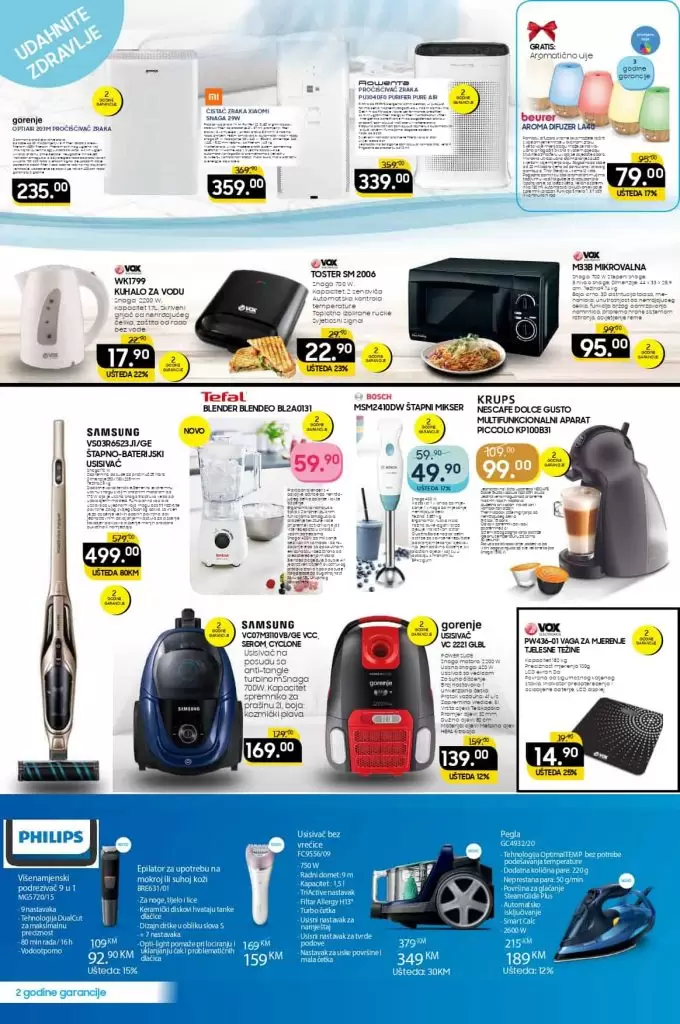 domod akcijski katalog. popust. usisivac