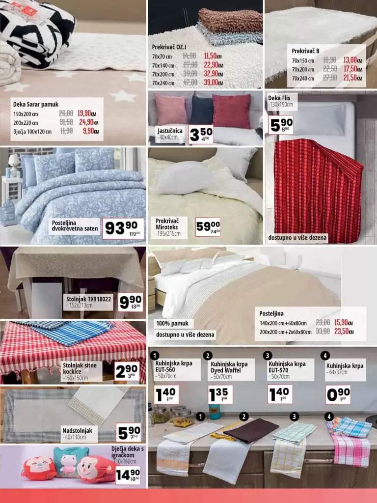 Fis akcijski katalog. fis akcija. fis popust. snizenje. snizeno.  posteljina