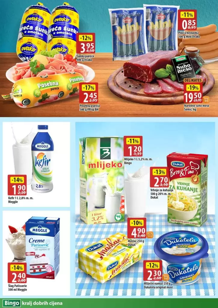 Bingo akcijski katalog. bingo letak. bingo super cijena. konzum akcija kralj dobrih cijena