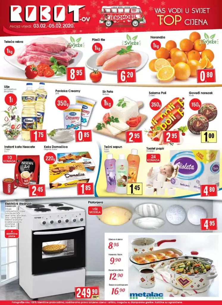 robot super akcija. robot akcijski katalog. robot letak. 