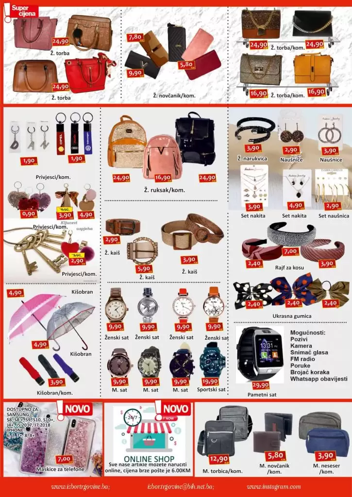 izbor trgovine akcijski katalog. super akcija. snizeno, popust. 