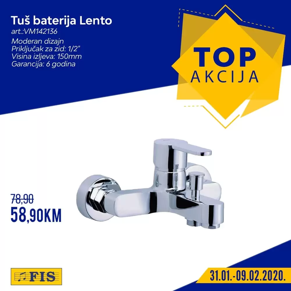 fis akcijski katalog. top akcija fis. snizenje. popust. tus baterija