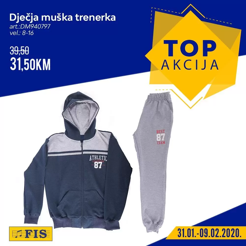 fis akcijski katalog. top akcija fis. snizenje. popust. trenerka