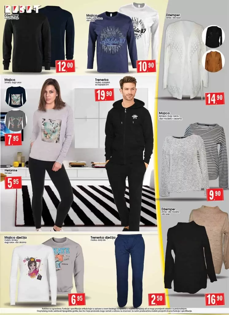 robot akcijski katalog. robot akcija. popust. trenerka