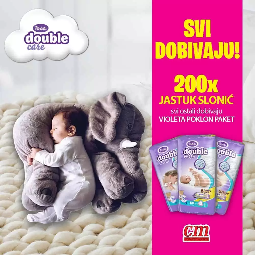 Violeta pelene svi dobivaju slonica