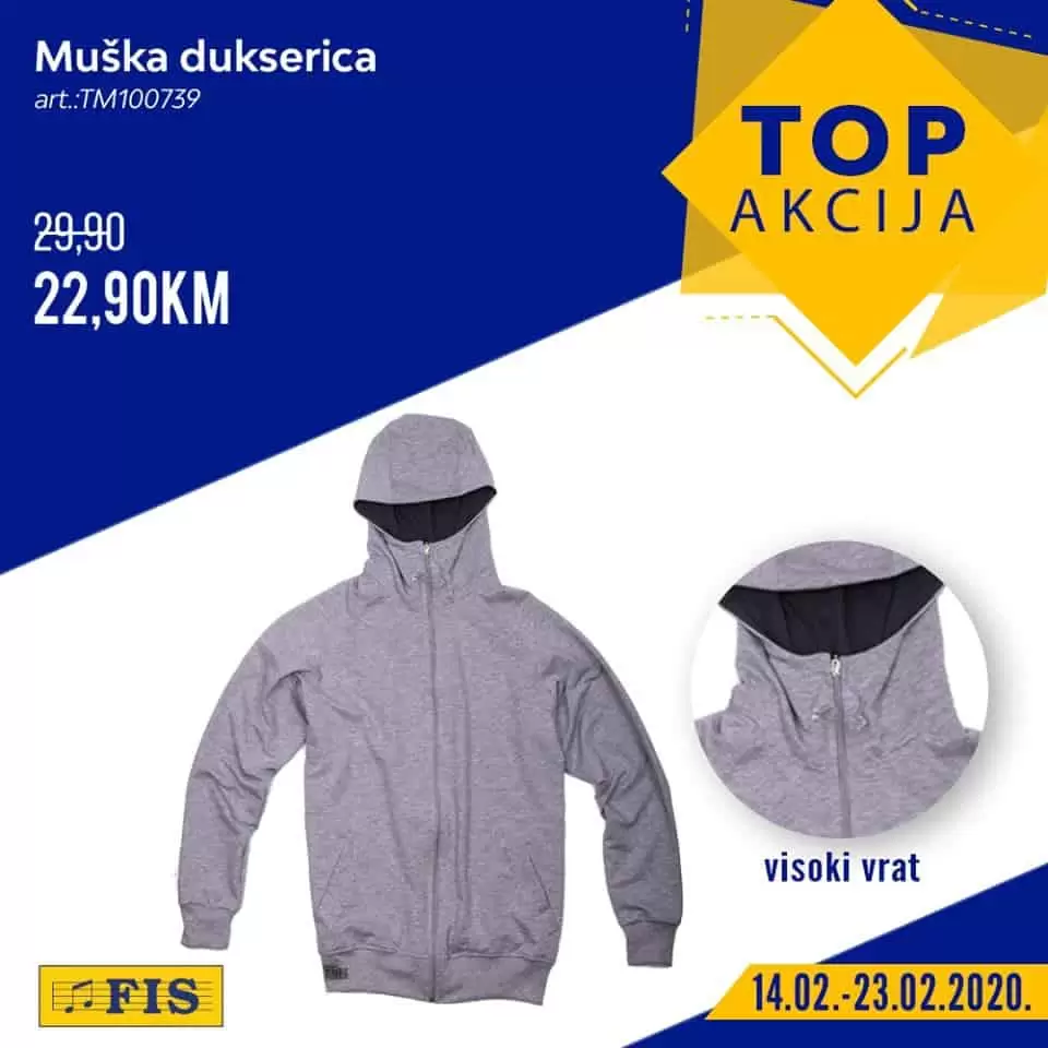fis katalog. fis akcijski katalog. top akcija. top cijene.  muski duks
