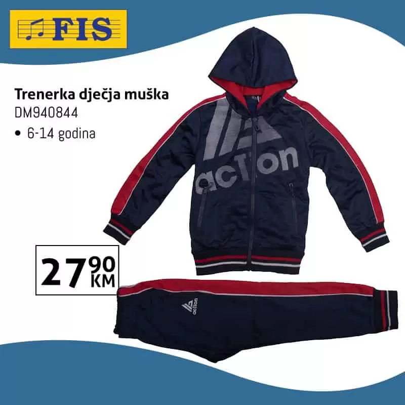 Fis super snizenje. akcija. popust. fis vitez djecija odjeca