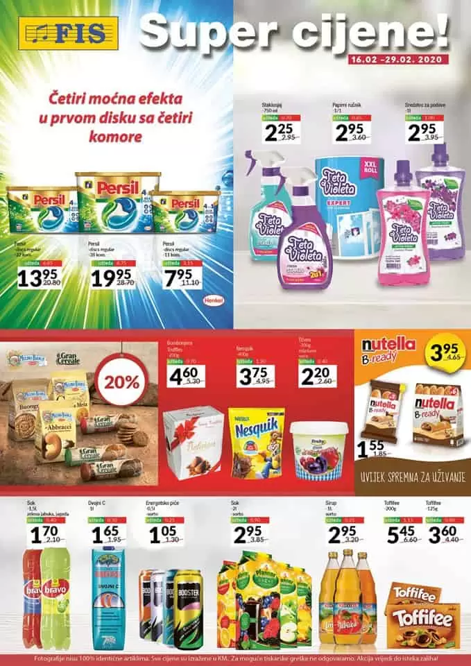 fis akcijski katalog. fis akcija. katalog. snizeno. snizenje. bingo persil kapsule