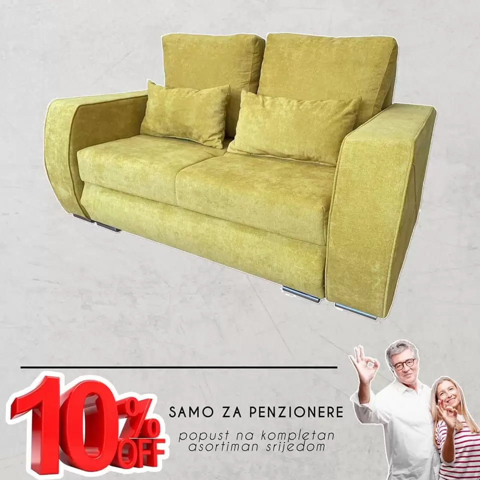Sinkro salon namjestaja.  zečeni kauc. dvojsed