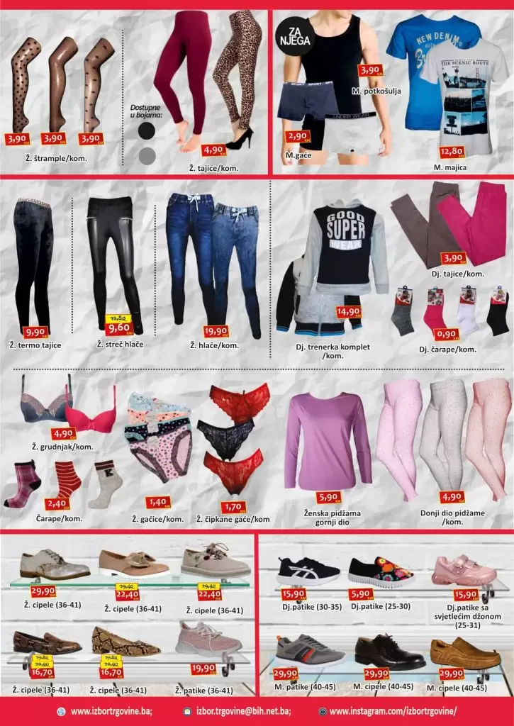 izbor trgovine akcijski katalog. super akcija. snizeno, popust. 