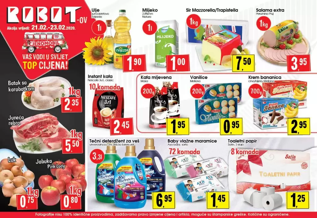 robot vikend akcija, katalog. snizenje