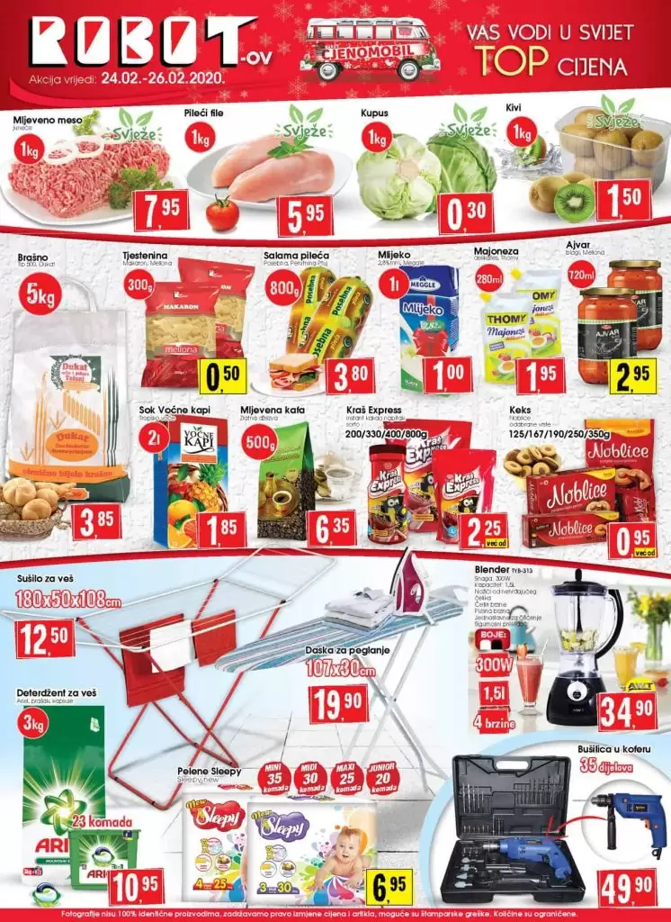 Robot ackijski katalog. snizeno. snizenje. akcija. popust. 