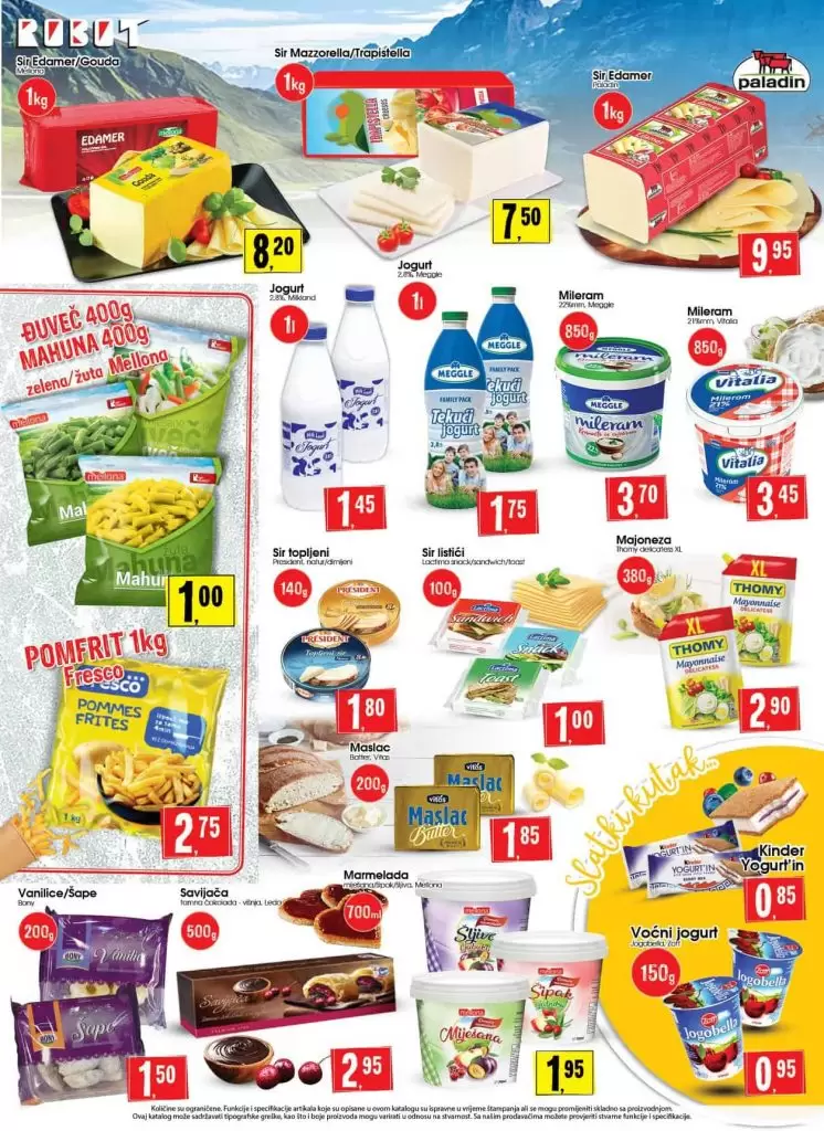 robot akcijski katalog. snizenje. popust. katalog. korona virius prehrana