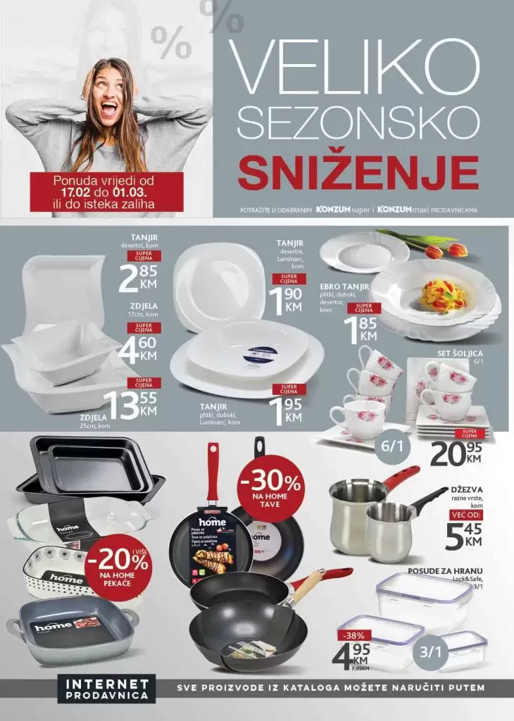 Konzum akcijski katalog. akcija. snizenje. popusti. letak. Bingo katalog.