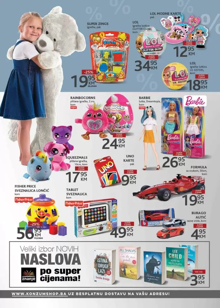 Konzum akcijski katalog. akcija. snizenje. popusti. letak. Bingo katalog.