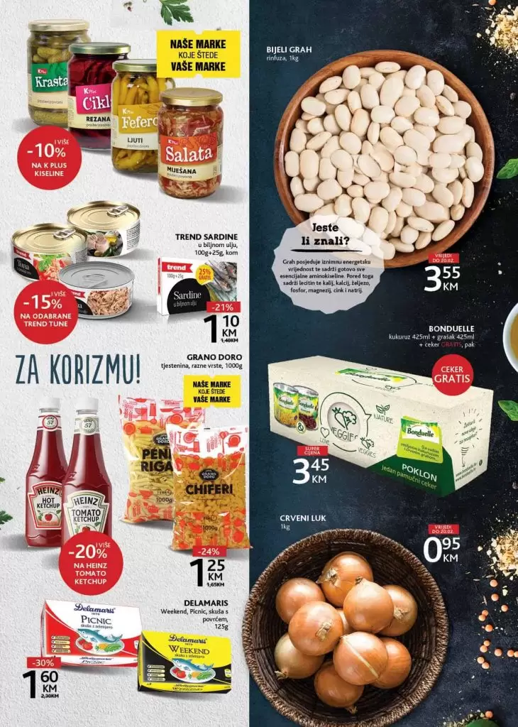 Konzum akcijski katalog. akcija. snizenje. popusti. letak. Bingo katalog.