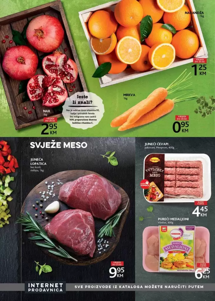 Konzum akcijski katalog. akcija. snizenje. popusti. letak. Bingo katalog.