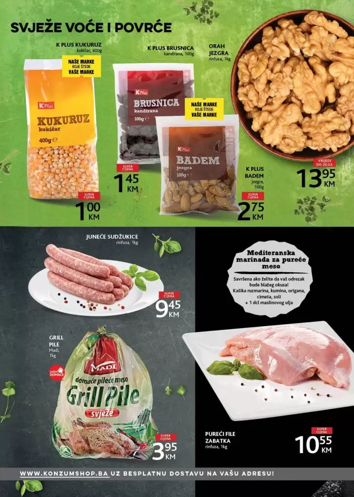 Konzum akcijski katalog. akcija. snizenje. popusti. letak. Bingo katalog.