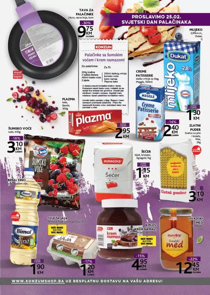 Konzum akcijski katalog. akcija. snizenje. popusti. letak. Bingo katalog.