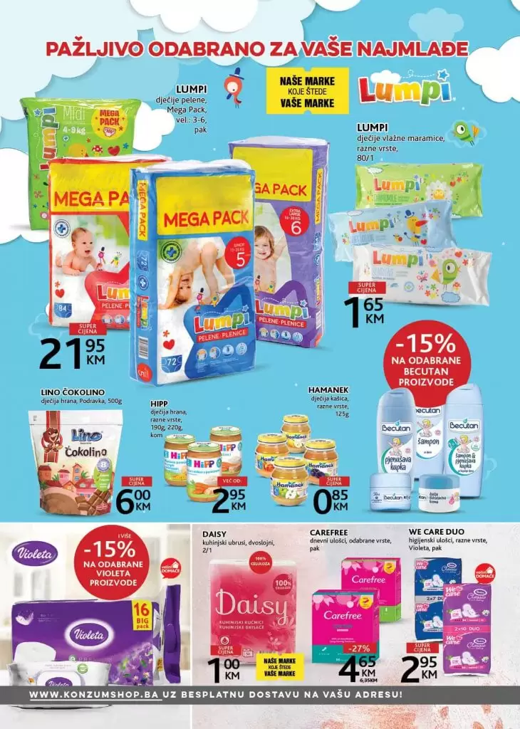 Konzum akcijski katalog. akcija. snizenje. popusti. letak. Bingo katalog.