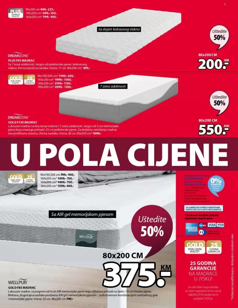 Sve u pola cijene jysk. Akcijski katalog. super akcija. popust. 