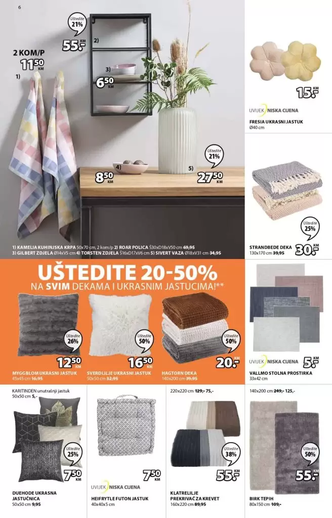 jysk akcijski katalog. Jysk akcija. popusti. snizenje jastuci