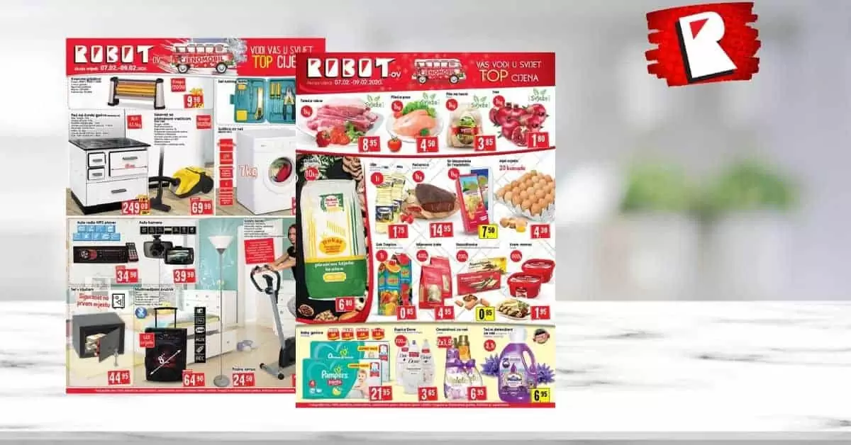 robot akcijski katalog. robot super akcija. letak. popust