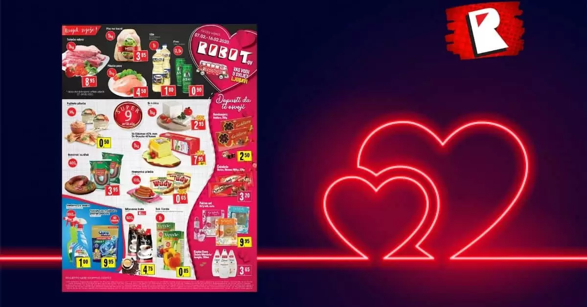 robot akcijski katalog. robot akcija. popust. valentinovo. dan zaljubljenih.