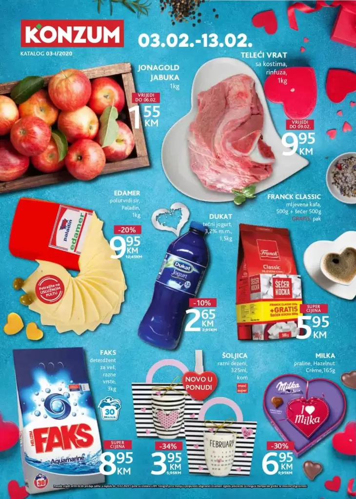 konzum, ackijski katalog. letak. popust.