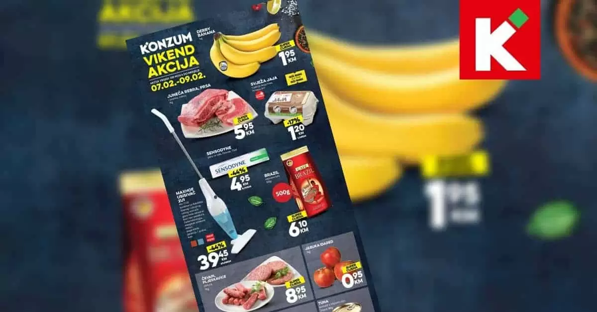 akcijski katalog. konzum akcija. bingo akcija