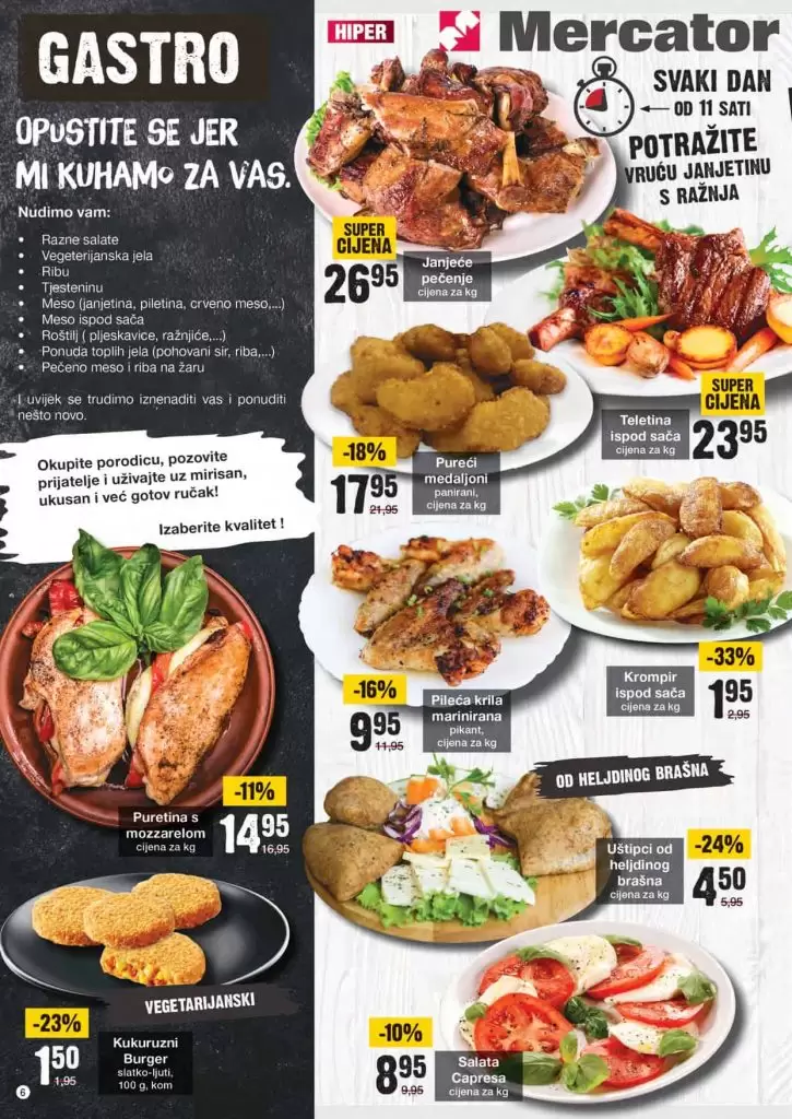 Mercator akcijski katalog. snizenje. akcija. katalog. snizeno. letak. mercator lozionicka pita