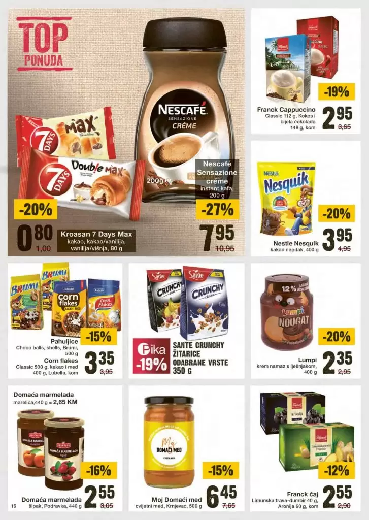 Mercator akcijski katalog. snizenje. akcija. katalog. snizeno. letak. mercator lozionicka nescafe