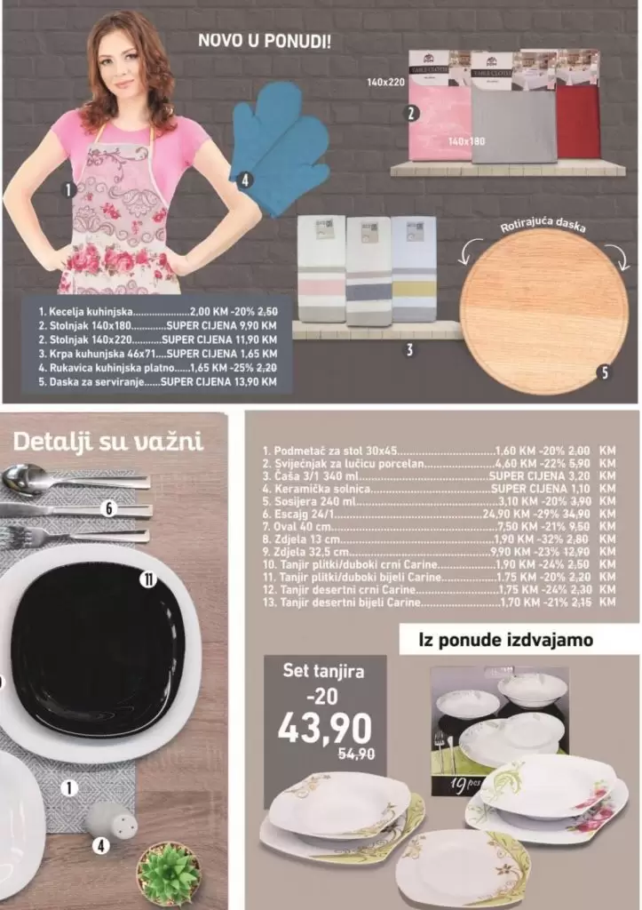 Bingo akcijski katalog namjestaja.  tepsija