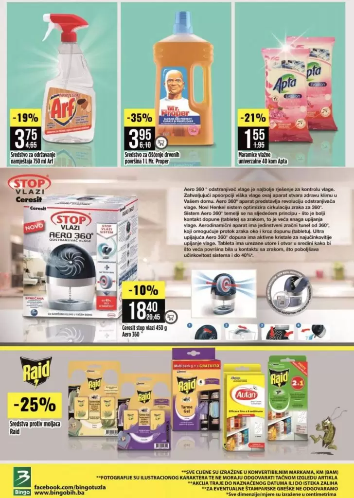 Bingo akcijski katalog namjestaja.  kucna hemija 