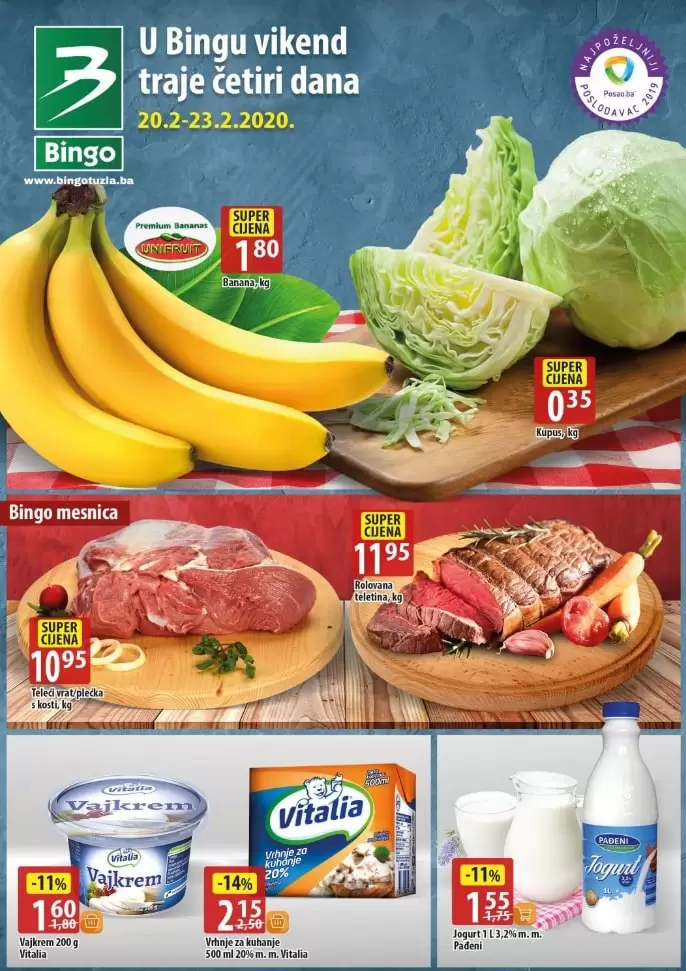 Bingo vikend akcija. kataloska akcija bingo., Katalog 