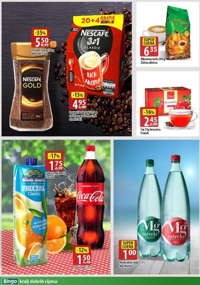 Bingo vikend akcija. kataloska akcija bingo., Katalog  nescafe