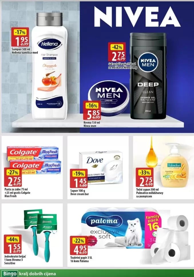 Bingo vikend akcija. kataloska akcija bingo., Katalog  nivea