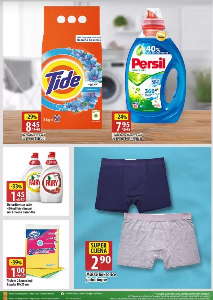 Bingo vikend akcija. kataloska akcija bingo., Katalog  tide persil