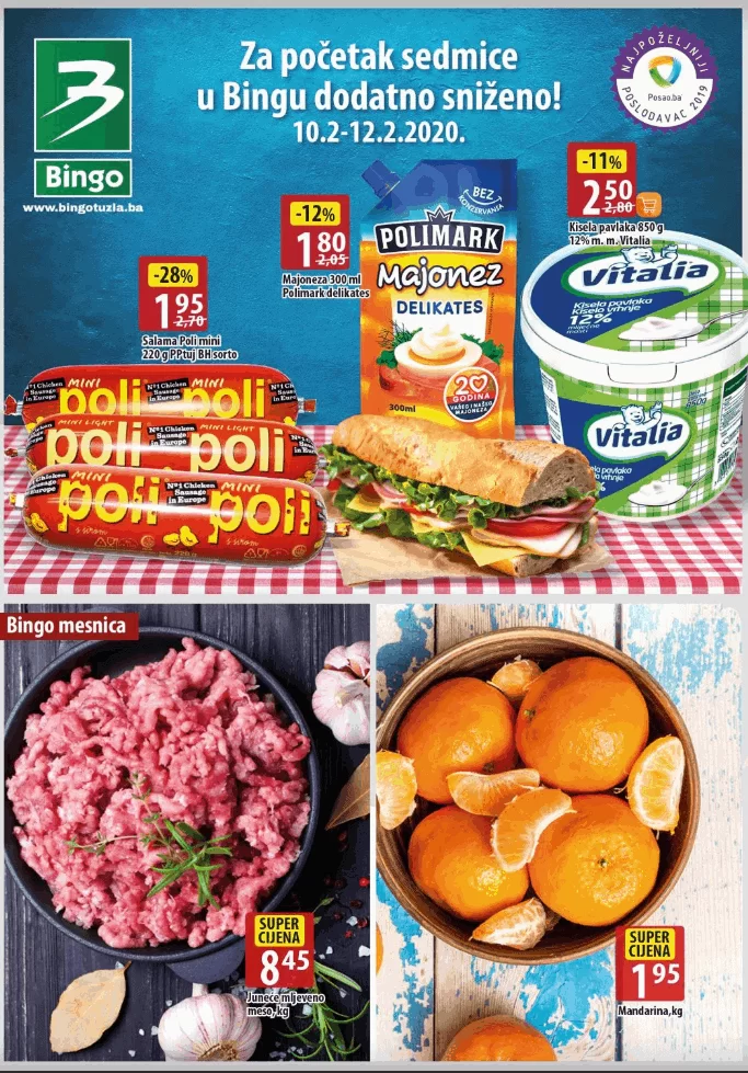 bingo akcijski katalog . akcija. snizenje. popusti