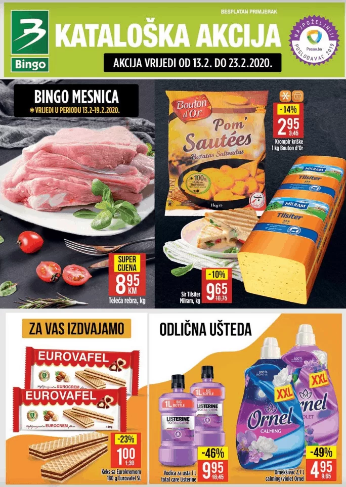  Bingo akcijski katalog. snizenje. popust. konzum katalog. bingo katalog  ornela snizenje 49%