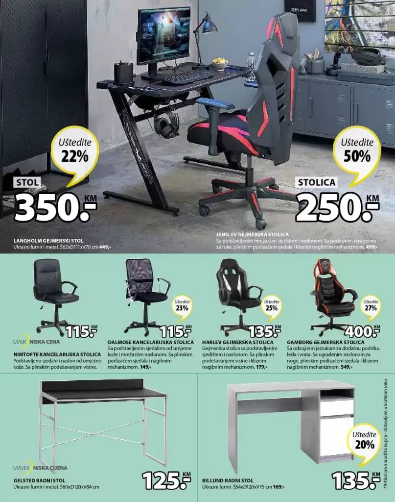 Jysk akcijski katalog. Jysk sararajevo. jysk.ba akcija stolica. Jysk madraci garancija. Jysk povrat novca.  kancelarijski namjestaj