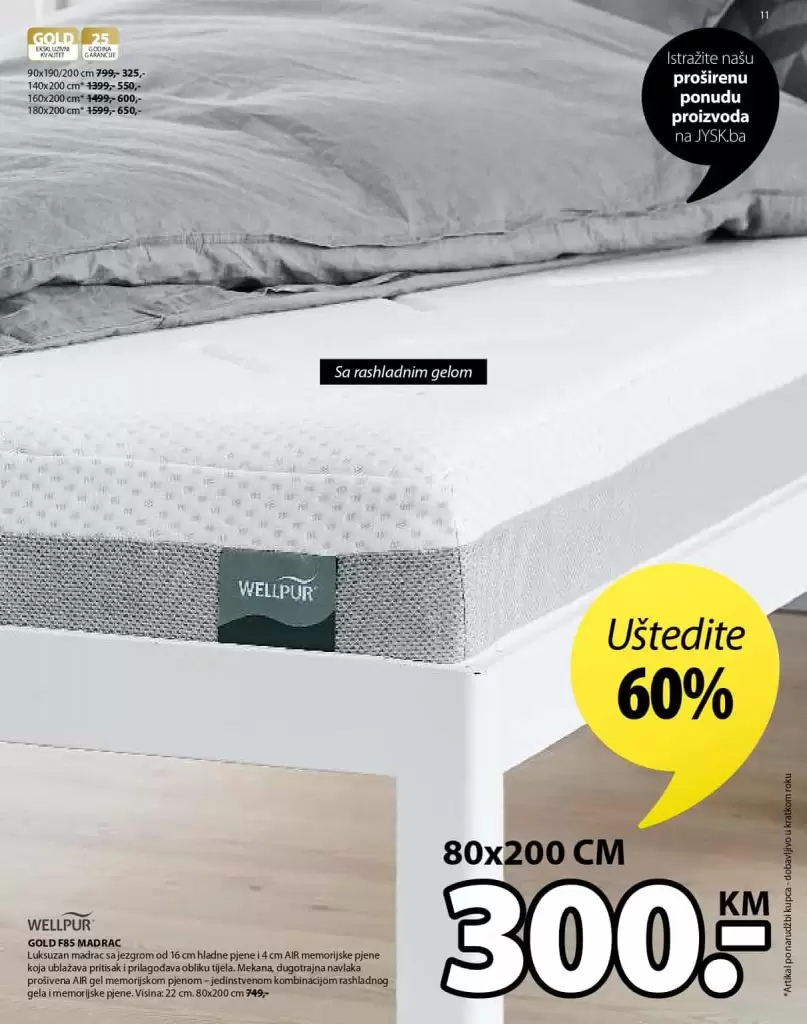 Jysk akcijski katalog. Jysk sararajevo. jysk.ba akcija stolica. Jysk madraci garancija. Jysk povrat novca.  krevet