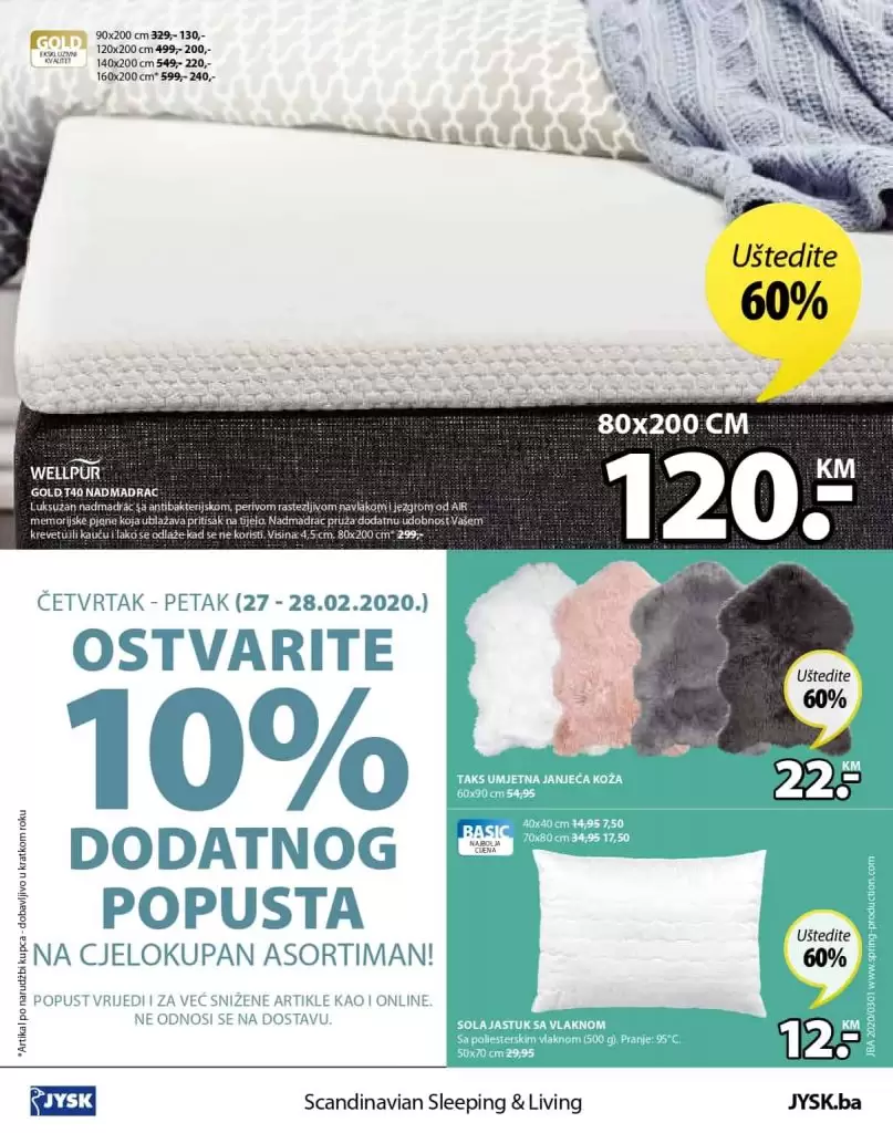 Jysk akcijski katalog. Jysk sararajevo. jysk.ba akcija stolica. Jysk madraci garancija. Jysk povrat novca.  ostvarite povrat