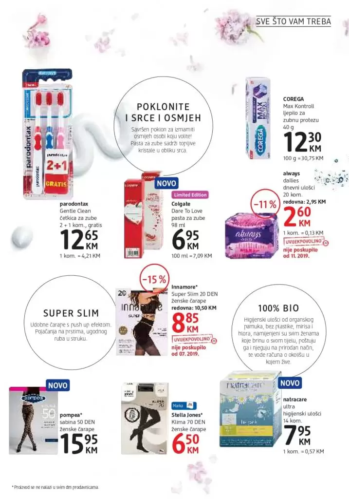 dm akcijski katalog. dm katalog. letak. akcija. snizenje. snizeno. losion za tijelo krema za lice