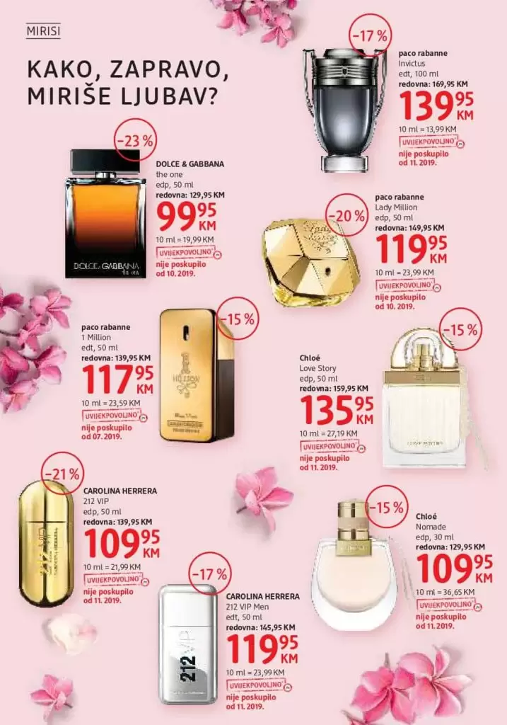 dm akcijski katalog. dm katalog. letak. akcija. snizenje. snizeno. losion za tijelo edp edt parfem 