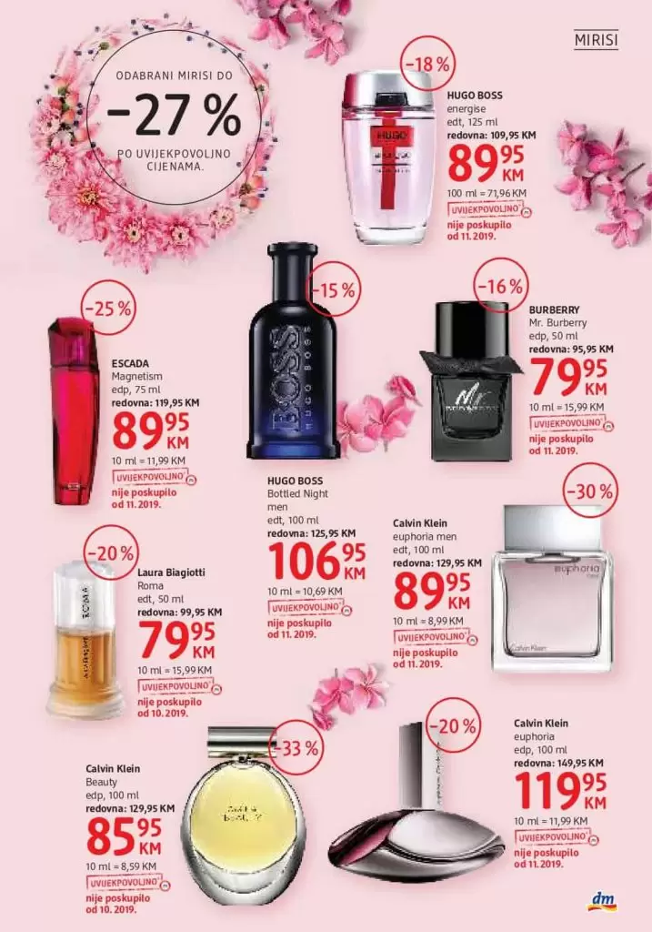 dm akcijski katalog. dm katalog. letak. akcija. snizenje. snizeno. losion za tijelo valentinovo