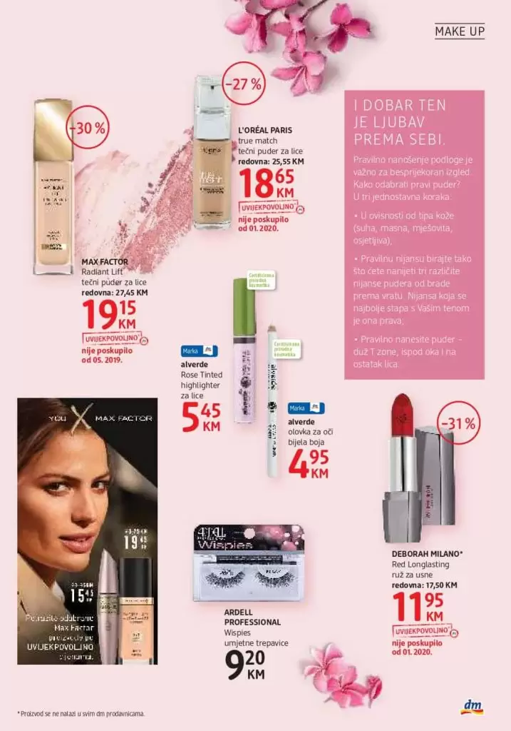 dm akcijski katalog. dm katalog. letak. akcija. snizenje. snizeno. losion za tijelo idealan poklon 