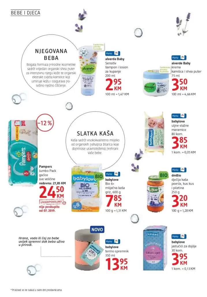 dm akcijski katalog. dm katalog. letak. akcija. snizenje. snizeno. losion za tijelo balea